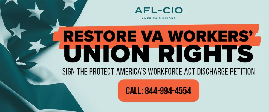 Restore VA Workers' Union Rights